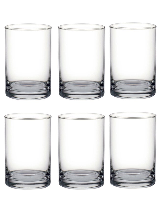 Ocean 6 Piece High Ball Glass Set, 254ml Capacity - Clear - Image 1